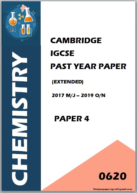 IGCSE Past Year Paper Chemistry 0620 (Paper 2 + Paper 4 + Paper 6 + Answer) 3 Year Series
