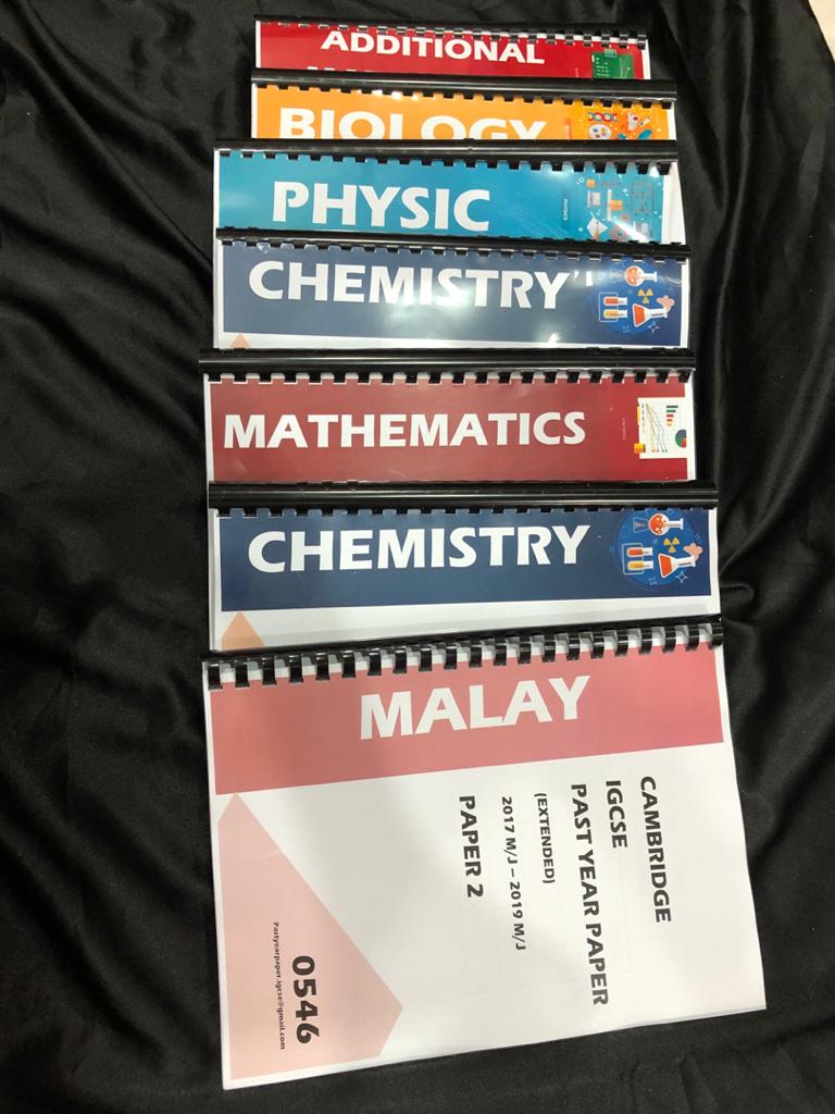 IGCSE Past Year Paper Chemistry 0620 (Paper 2 + Paper 4 + Paper 6 + Answer) 3 Year Series